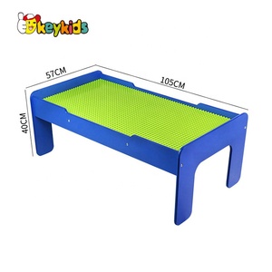 2024 <span class=keywords><strong>Table</strong></span> <span class=keywords><strong>de</strong></span> jeu en blocs <span class=keywords><strong>de</strong></span> bois préscolaire la plus populaire pour les enfants W08G296 - Product Image 4