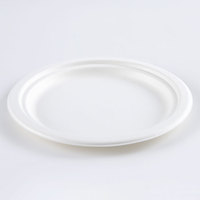 Boîte à lunch jetable biodégradable de canne à sucre et de bagasse de 10 pouces maintenant disponible pour le marché des EAU