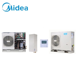 Midea nuevos tiempos de policía sst 50hz 9 kw dc fuente de aire evi resistente al calor de la bomba de erp del tanque de agua - Product Image 3