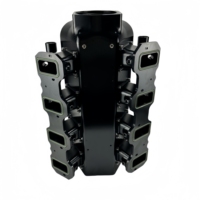 Collecteur d'admission en aluminium usiné CNC personnalisé, options en acier inoxydable pour moteurs LS1/LS3/LS7, précision cinq axes JYQ
