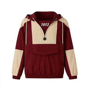 Wholesale <b>Men's</b> <b>Safari</b> Hooded Windproof Waterproof Anorak <b>Jacket</b> 100% Polyester Winter Zipper Closure - Product Image 1
