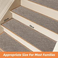 Tapis antidérapants antidérapants 22x70cm tapis d'escalier pour aînés enfants chiens tapis d'escalier lavable en Machine