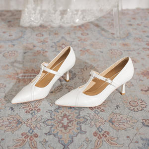 Chaussures à talons hauts pour femmes, escarpins à talons épais et à talons aiguilles pour les fêtes, les mariages, le bureau, les soirées et les événements formels - Product Image 1