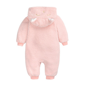 <strong>Winter</strong> <strong>Baby</strong> Girls Boys Jumpsuit Cartoon Hooded Ear Zipper Jumpsuits Outfit <strong>Baby</strong> <strong>Clothes</strong> - Product Image 5