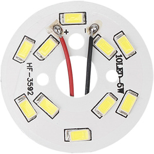 <b>LED</b> <b>SMD</b> Round Light Sheet 3W 5W Lamp Core Crystal <b>LED</b> Panel Board For Living Room Lighting Accessories - Product Image 1