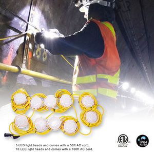 Custom LED String Lights for Safe Industrial Use 40W & 80W High-Output Options –IP65 Waterproof Outdoor Construction Lighting - Product Image 1