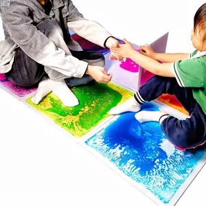 2023 Yeni Çocuk Oyun Çiftliği 3B Bulmaca Mat Liquid Floor Sensory Floor