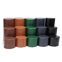 Boîte de rangement de montres de luxe personnalisée avec logo, en cuir PU, artisanale, 1 à 3 emplacements, étui de protection, boîte de voyage élégante