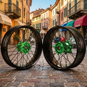 Roues de moto <span class=keywords><strong>Supermotard</strong></span> personnalisées en alliage d'aluminium pour Dirt Bike KX <span class=keywords><strong>250</strong></span> 450, jantes de course 17 pouces - Product Image 1