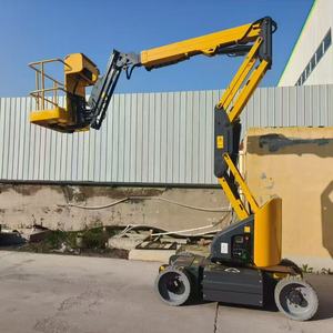 चीनी निर्माता इलेक्ट्रिक बैटरी चेरी पिकर स्पष्ट हवाई लिफ्ट बूट लिफ्ट प्लेटफॉर्म 14.2 मीटर काम ऊंचाई 230 किलो - Product Image 5