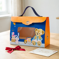 Bolsas de Regalo Portátiles para Cumpleaños de Bebés, Bolsas de Dulces para Niños, Lindas Bolsas Decorativas Plegables con Dibujos Animados de Animales, Paquete de Regalo Reciclado