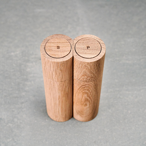 Molino <span class=keywords><strong>de</strong></span> Sal y Pimienta con Grabado <span class=keywords><strong>de</strong></span> Logotipo, Mecanismo Moderno Manual Magnético, Juego <span class=keywords><strong>de</strong></span> Molinillos <span class=keywords><strong>de</strong></span> Especias <span class=keywords><strong>de</strong></span> Madera <span class=keywords><strong>de</strong></span> Roble - Product Image 2