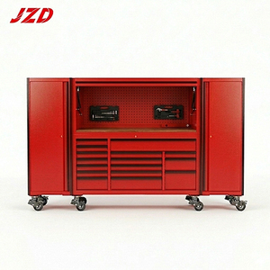 <span class=keywords><strong>Chariot</strong></span> à outils métallique robuste JZD avec <span class=keywords><strong>porte</strong></span> <span class=keywords><strong>coulissante</strong></span>, optimisé <span class=keywords><strong>pour</strong></span> <span class=keywords><strong>garage</strong></span> et atelier, assurant un espace <span class=keywords><strong>de</strong></span> rangement. - Product Image 1