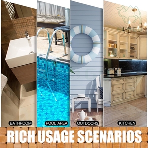 Alfombra de <span class=keywords><strong>Baño</strong></span> de Bambú de 2 Piezas de Secado Rápido <span class=keywords><strong>para</strong></span> Piscina y Spa, con Base Antideslizante - Product Image 6