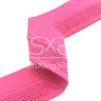 Nylon double pli bande élastique pantalon de sport pliant décoration respirant bande sac chaussures maison textile ceinture de taille