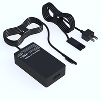 Chargeur d'ordinateur portable Portable adaptateur de voyage chargeur de tablette 65W 15V 4A pour les deux Microsoft Surface Pro Book Support 44W 36W