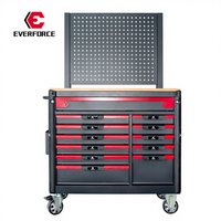 EverForce Banc de travail à 12 tiroirs Coffre à outils/Chariot/Chariot Garage Armoire à outils Tiroir Boîte à outils pour atelier Garage Stockage