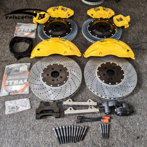 Nouveau kit de frein à disque avant Velocette 10 pistons 420 mm GT3 pour <span class=keywords><strong>Audi</strong></span> RS6/<span class=keywords><strong>E</strong></span>-<span class=keywords><strong>tron</strong></span> <span class=keywords><strong>GT</strong></span>/RS7/RS8 Golf R Mk7 X5/X6/X7 A3/A4/A6 - Product Image 1