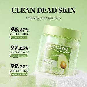 Nuevo exfoliante corporal hidratante, exfoliante corporal de frutas, gran oferta, blanqueamiento de aguacate de alta calidad, exfoliante corporal de piel suave - Product Image 2