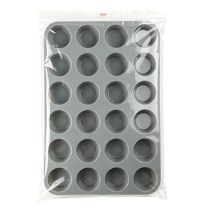 <span class=keywords><strong>Moule</strong></span> à muffins en <span class=keywords><strong>silicone</strong></span> gris 24 cavités, antiadhésif, qualité alimentaire, pour <span class=keywords><strong>mini</strong></span>-cupcakes, muffins, biscuits - Product Image 3