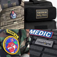 Patch en PVC personnalisé - Patchs souples personnalisés |   Support auto-agrippant thermocollant et à coudre |   Badges et appliques en silicone caoutchouc