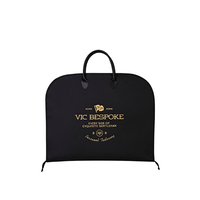 Housse de rangement pour vêtements en lin noir mat, longueur 160 cm, avec fermeture éclair de haute qualité, personnalisable