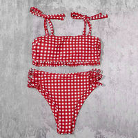 Maillots de bain bikini sexy en polyester de haute qualité pour femmes, design tendance, vente en gros, lots en vrac