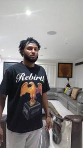 เสื้อยืดผ้าฝ้าย100% สำหรับผู้ชายโอเวอร์ไซส์ล้างได้โอเวอร์ไซส์ - Product Image 5