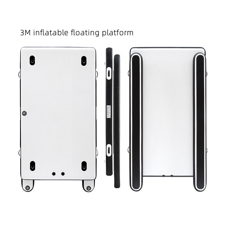 แท่นแฟชั่นสีดำ+ขาว ขนาด 3x1.6 เมตร