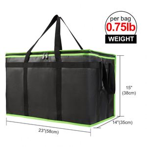 Free sample Hot Selling Large <b>Thermal</b> <b>Bag</b> Food <b>Delivery</b> Insulated Cooler <b>Bag</b> Non Woven Red Lunch Soft <b>Thermal</b> <b>Bag</b> for Picnic - Product Image 3