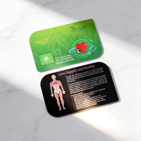 Cartes quantiques GuarTec Nano Health, bio-énergie, ions négatifs, infrarouge scalaire, anti-radiation, PVC durable, carte cadeau 2500cc