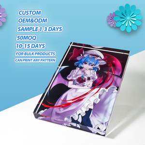 Figuras de Ladrillos de Cristal de Alta Transparencia de Hanxin de Estrellas de Anime y Videojuegos, Soportes de Personajes en <span class=keywords><strong>2D</strong></span>. Ladrillo Acrílico Personalizado - Product Image 1