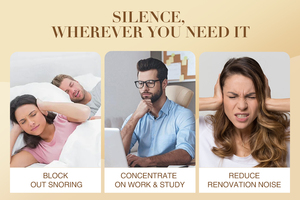 Giảm tiếng ồn cao mềm PU nút tai tái sử dụng nút tai cho ngủ nghiên cứu du lịch thoải mái tiếng ồn hủy bỏ - Product Image 5