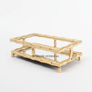 Métal de qualité supérieure plaqué or très exigeant et porte-serviettes de table en verre transparent à prix compétitif - Product Image 1