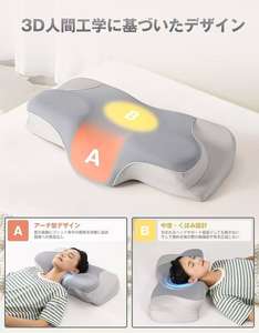 2025 Modern Orthopedic Memory Foam Sleep <b>Pillows</b> Pop-Up Window Ergonomic Support Wearable Portable Customizable Side <b>Back</b> - Product Image 6