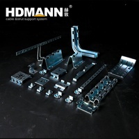 HDMANN Plateau de câbles en treillis métallique enduit de poudre antirouille personnalisé de haute qualité pour l'extérieur en acier inoxydable
