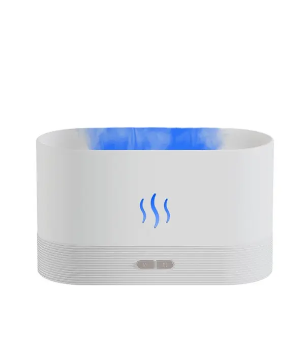 Flame Air Diffuser Humidifier Portable-Noiseless Aroma Diffuser for Home Essential Oil Diffuser with No-Water