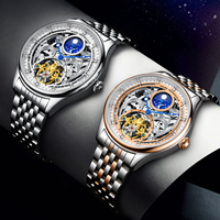 Montre automatique mécanique de luxe pour homme Fairwhale Design, en acier raffiné, de haute qualité, tendance, pour les affaires, lumineuse, FW-6750