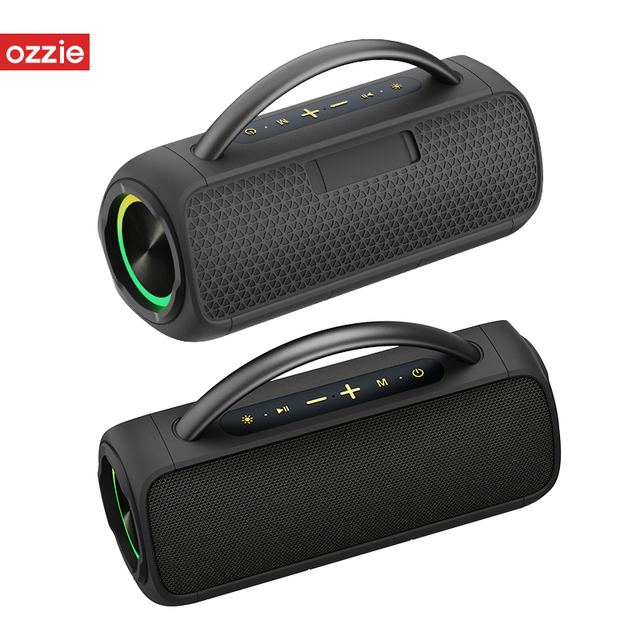 M10PLUS OEM Custom 30W Portable Bluetooth Speaker IPX7 Waterproof with Carry Handle RGB Light Function B2B Wholesale Order