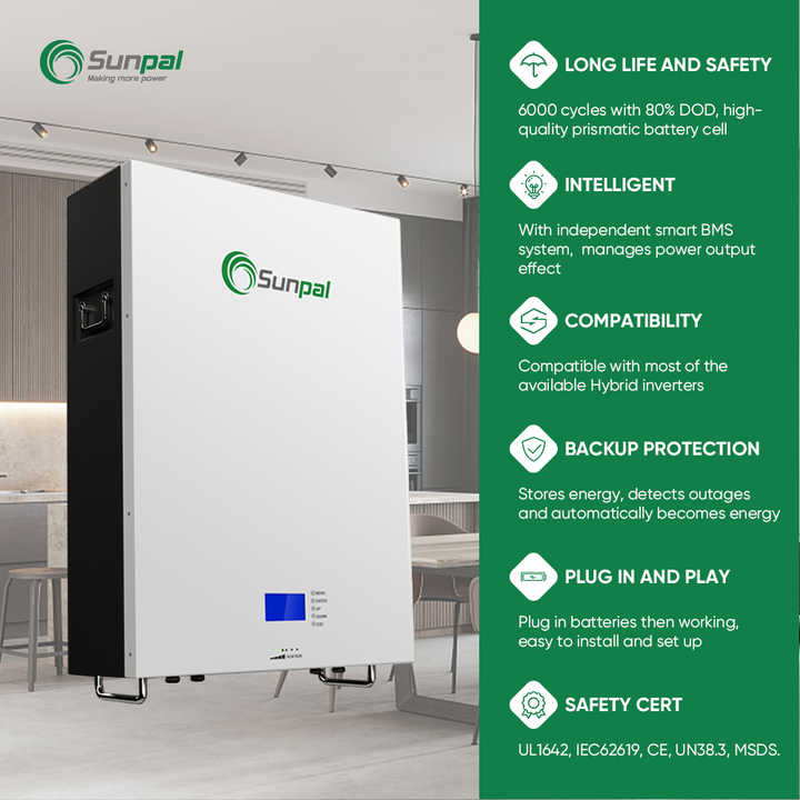 All-in-one off Grid 5KVA Solar Energy Storage System for Home