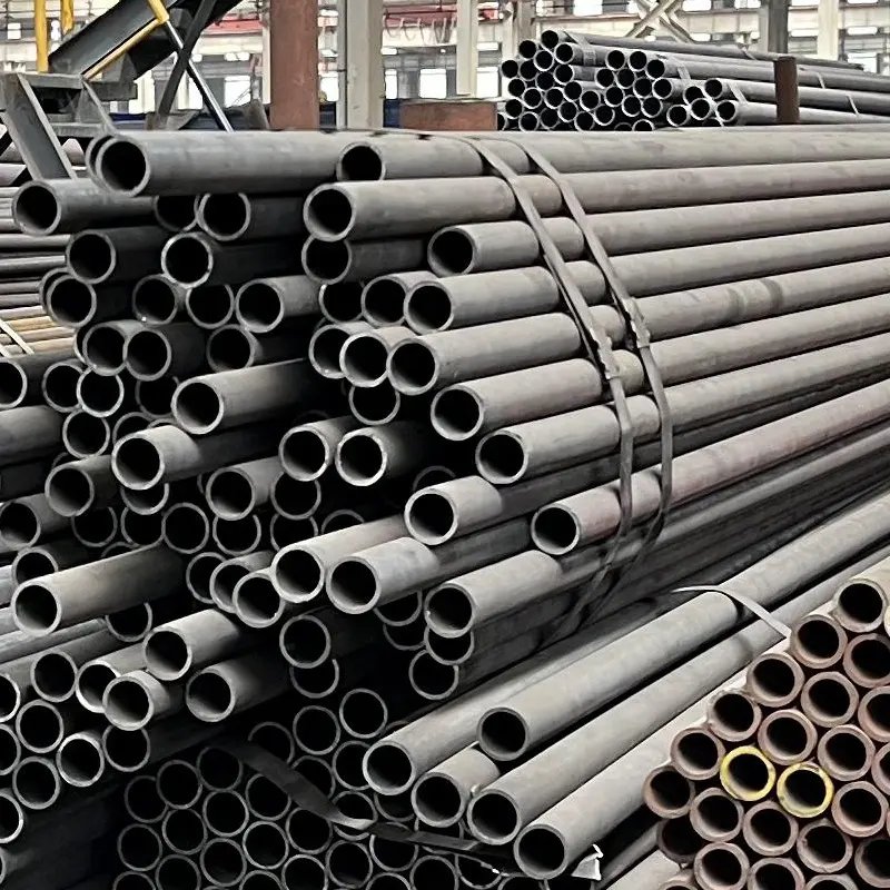 ASTM A283 TCarbon Steel Pipe ST37 C45 A106 Gr.B A53 20 #45 # Q355B Tube en acier sans soudure