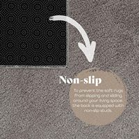 Tapis moderne à poils ras en polyester, antidérapant, facile à nettoyer, motif abstrait, fabriqué à la machine, pour la décoration intérieure du salon