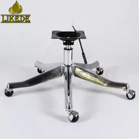 Nouvelle base de chaise pivotante à 5 pieds en métal, base de chaise de bureau robuste pour meubles modernes