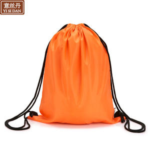 Sac à dos à cordon de serrage Yisidan, sac portable unisexe orange pour une utilisation en extérieur - Product Image 1