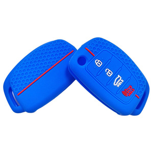 Étui de <span class=keywords><strong>clé</strong></span> en silicone pour <span class=keywords><strong>Hyundai</strong></span> Ix35 IX45 IX25 I10 I20 <span class=keywords><strong>I30</strong></span> HB20 Sonata Verna Solaris Santa Elantra Mistra Creta Tucson - Product Image 3