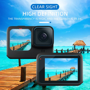 Kampho HD Tempered Glass Cho GoPro Anh Hùng 11 10 9 Ống Kính Màu Đen Bảo Vệ <span class=keywords><strong>Glas</strong></span> Bảo Vệ Màn Hình Cho GoPro Hero11 Hero10 Hero9 - Product Image 4