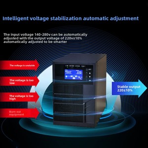 Venta caliente 1-3Kva en línea batería de litio de alta potencia UPS fuente de alimentación de respaldo para sala de computadoras y oficina UPS ininterrumpible - Product Image 4