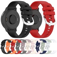 Gelang Pengganti Silikon Warna-warni 18/20/22mm untuk Garmin Vivoactive Venu Forerunner Series Smart Watches Band