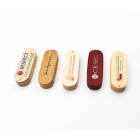 Lecteurs flash USB en bois pivotants Wood Shell Memory Sticks 32GB 4GB 64GB LOGO Personnalisation Nouveau Design Pen Drives