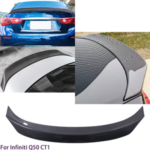 สปอยเลอร์หลังคาร์บอนไฟเบอร์ทรง CT1 สำหรับ Q50 Q50S Q50L ปี 2013-2023 - Product Image 2